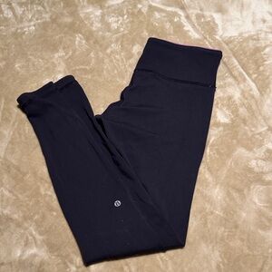 Lululemon Athletica Black and Purple Leggings